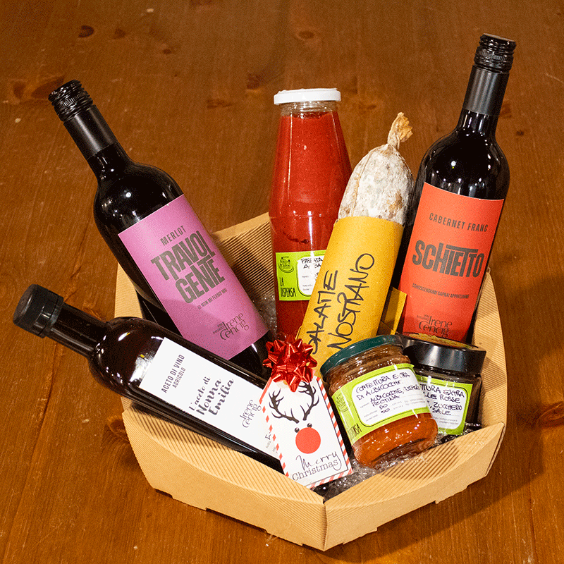 cesto prodotti agriturismo borgo dei sapori cencig
